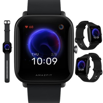 UNIWERSALNY SMARTWATCH sportowy AMAZFIT BIP U PRO czarny GPS