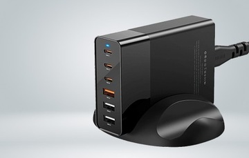 БЛОК ПИТАНИЯ BLITZWOLF СЕТЕВОЕ ЗАРЯДНОЕ УСТРОЙСТВО USB 3X USB-A 3X USB-C PD QC 3.0 75 Вт