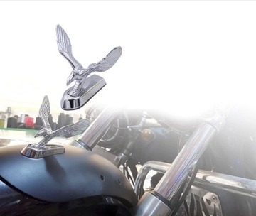 ХРОМИРОВАННЫЙ ОРЕЛ ДЛЯ МОТОЦИКЛОВОГО КРЫЛА ОРНАМЕНТ