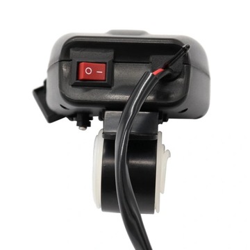 ЗАРЯДНОЕ УСТРОЙСТВО ДЛЯ МОТОЦИКЛА ТЕМПЕРАТУРА 2x USB QC3 + ВОЛЬТ