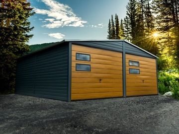 Garaż blaszany 8x6m wiata zadaszenie garaże 8x6