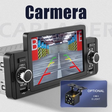 радиокамера, 1DIN, MP5-плеер, Bluetooth, USB, стерео