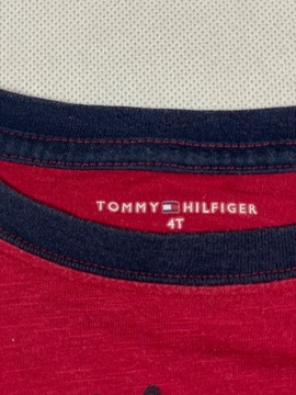 Tommy Hilfiger T-shirt Koszulka Dziecięca Męska Logo Klasyk Unikat 4Y