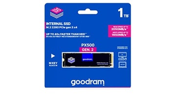 Твердотельный накопитель GOODRAM PX500 G2 256 ГБ M.2 1850/950 МБ/с