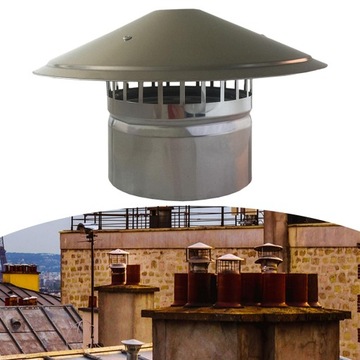 Дождевик для дымохода Дождевик Крышка для вентиляции крыши Крышка для печной трубы Для отопления Прохладный