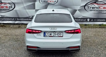 Audi A5 F5 Sportback Facelifting 2.0 40 TDI 204KM 2022 Audi A5 Sportback 2.0 204 KM F. Vat 23 Virtual bezwypadkowa serwisowana Za, zdjęcie 8