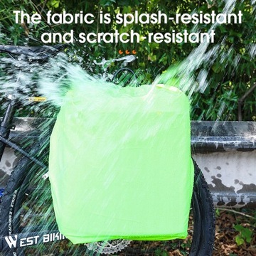 WEST BIKING Большая вместительная велосипедная корзина на 30 л.