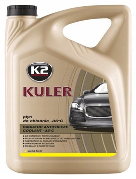 K2 - KULER - PŁYN DO CHŁODNIC - ŻÓŁTY - 5L