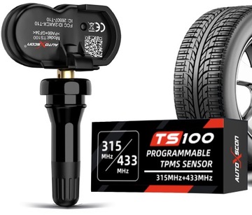 Датчик TPMS 315+433 МГц УНИВЕРСАЛЬНЫЙ РЕЗИНОВЫЙ ВИНТ