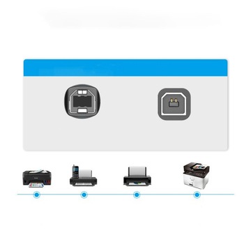 Кабель USB 2.0 A to B Vention COQBD, 0,5 м (черный)