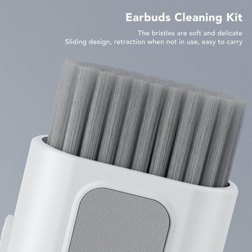 Набор для чистки наушников 6 в 1 с мягкой щетиной, эффективный