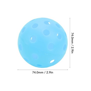 5 szt. Piłki Pickleball 40 otworów Świecące 74 mm sportowe piłki KR