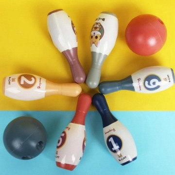 НАБОР ДЛЯ БОУЛИНГА ЦИФРЫ + ШАРЫ 8 ЭЛЕМЕНТОВ