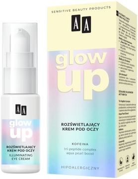 AA Glow Up Rozświetlający krem pod oczy z kofeiną