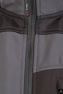 Теплая рабочая куртка Softshell с капюшоном XL.