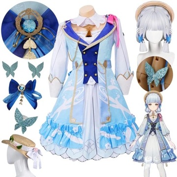 Genshin Impact Kamisato Ayaka Cosplay Kostium,L