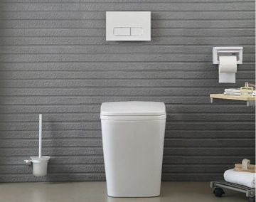 КНОПКА ДЛЯ УНИТАЗА MOHA, БЕЛАЯ, ДЛЯ РАМОК GEBERIT UP100 BASIC DELTA СКРЫТОГО МОНТАЖА
