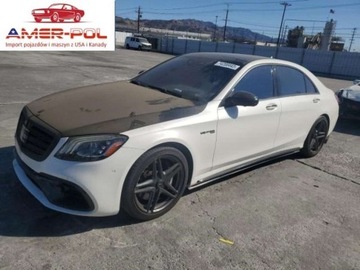 Mercedes Klasa S W222 2018 Mercedes-Benz Klasa S 2018 MERCEDES-BENZ S 63 ...