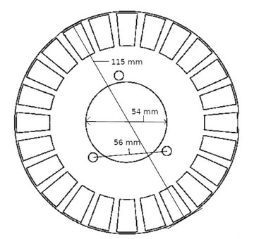 Yamaha YFM 600 Grizzly 1998 г. ОБМОТКА СТАТОРА