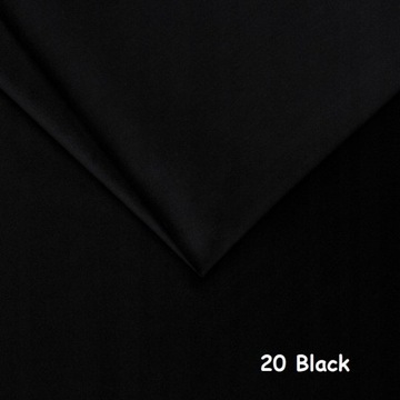TKANINA MATERIAŁ WELUR VELVET CZARNY LIMITED 145