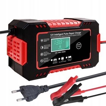 Ładowarka samochodowa 12V Wyświetlacz LCD do naprawy impulsów