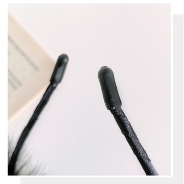 МЕХОВЫЕ КОШАЧЬИ УШИ ПОВЯЗКА НА ГОЛОВУ ДЛЯ КОСПЛЕЯ