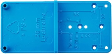 УНИВЕРСАЛЬНЫЙ ШАБЛОН ДЛЯ УСТАНОВКИ МЕБЕЛЬНЫХ ПЕТЛЕЙ