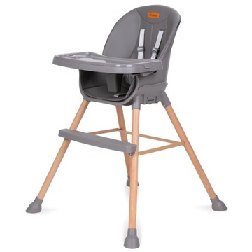 Kidwell EATAN WOOD Стул деревянный 4в1 серый