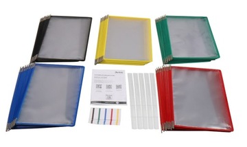 Презентационные панели TARIFOLD А4, микс цветов, 10 шт.