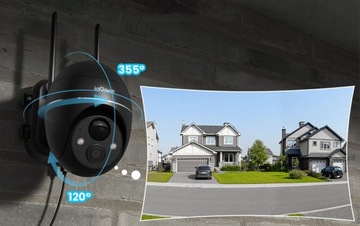 Уличная панорамная камера WIFI IP ZOOM 4X FULL HD