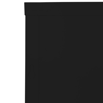 SZAFKA GAZOWA SKRZYNKA 50x80x25 CZARNA Z PLECAMI