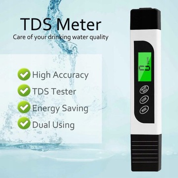 Тестер качества воды, точный измеритель EC Tds Meter