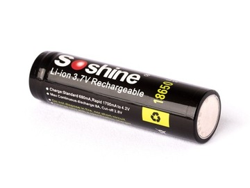 Soshine 18650 3400 mAh 3,6V-3,7V akumulator Li-ion