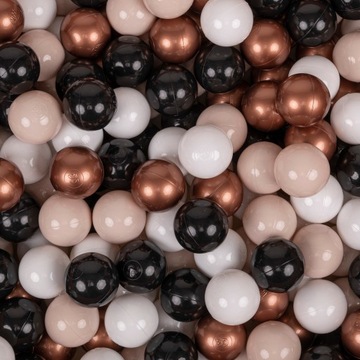 KiddyMoon kolorowe KULKI PIŁECZKI 7cm Zestaw 50