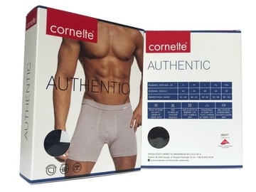Мужские боксеры Cornette Authentic Perfect 220 синие с принтом, размер M