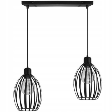 LAMPA WISZĄCA SUFITOWA LOFT ZWIS METALOWA E27 LED