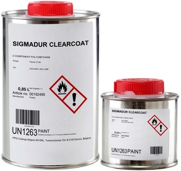 Farba Sigmadur Clearcoat bezbarwna 1 kg OKAZJA
