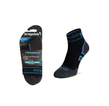 Skarpety Bridgedale STORM SOCK MW ANKLE blk/blu M