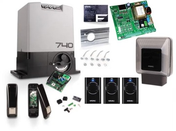 NAPED ZESTAW FAAC 740 + LAMPA DELTA 2 PRZESUW HIT!