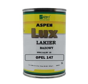 LAKIER BAZOWY OPEL 147 ASPEN LUX 1:0,7