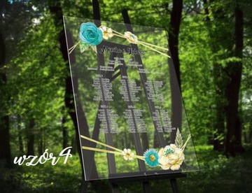 ПЛАН ДОСКИ ДЛЯ СВАДЕБНЫХ СТОЛОВ А2 PLEXI