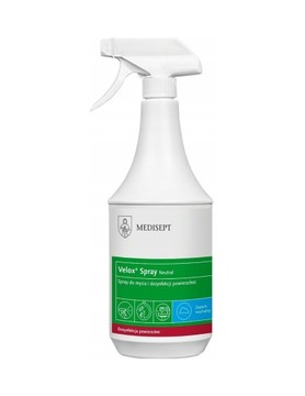 Velox Spray Neutral 1 L płyn do dezynfekcji narzędzi powierzchni Medisept
