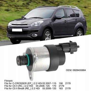 PRO PEUGEOT 4007 407 607 CITROEN C5 C8 2.2 HDI 092