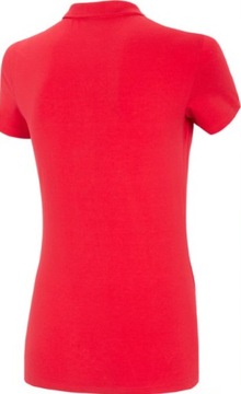 T-shirt damski 4F TSD008 koszulka polo czerwona S