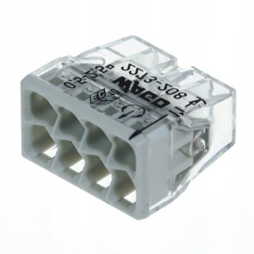 Szybkozłączka Wago zacisk instalacyjny 8x0,5-2,5mm2 DRUT 2273-208 1szt.