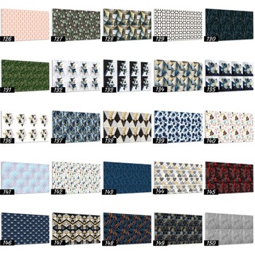 Panel ścienny Abstrakcja geometryczna 100x50 cm