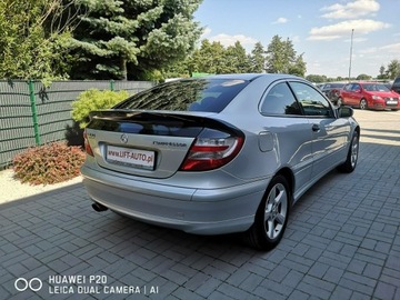 Mercedes Klasa C W203 Coupe W203 1.8 (C 180 Kompressor) 143KM 2005 Mercedes C 180 1.8Compresor 143KM Klimatronic Alu, zdjęcie 4