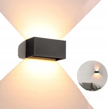 KINKIETY WEWNĘTRZNE ZEWNĘTRZNE LED 24 W KINKIETY