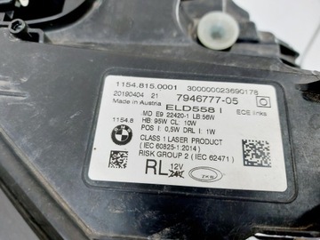 BMW 7 G11 G12 19R. SVĚTLO LEVÝ PŘEDNÍ LASER 7946777