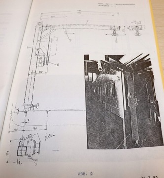 Кран на колонне 250 кг с ручной лебедкой ЦАРГЕС